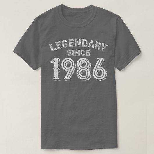 1986年以来の伝説 Tシャツ (デザイン正面)