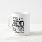 1986年以来の生きている伝説 コーヒーマグカップ (正面左)