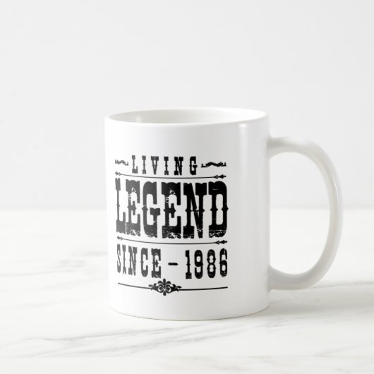 1986年以来の生きている伝説 コーヒーマグカップ (右)