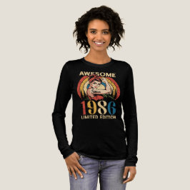 1986年生まれの素晴らしい40代女性への誕生日プレゼント トライブレンドTシャツ