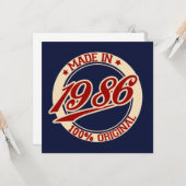 1986年製 カード (正面/裏面インサイチュ)