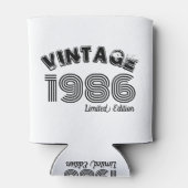 1986年 レトロな40歳の誕生日 缶クーラー (裏面)