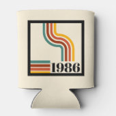 1986年 40歳の誕生日 レトロ ストライプ ヴィンテージ 缶クーラー (裏面)