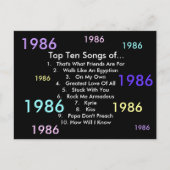 1986曲 ポストカード (正面)