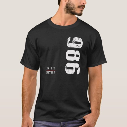 1986版誕生日 Tシャツ (正面)