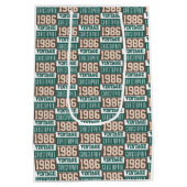 1986生まれ年にクリスチャンの名前で ミディアムペーパーバッグ (裏面)