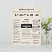 1986生まれ年のおもしろい新聞 (スタンド正面)