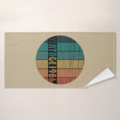 1986生まれ年のヴィンテージ誕生日 バスタオル (バスタオル)