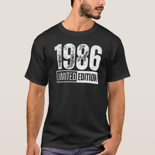 1986生まれ年 Tシャツ (正面)