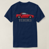 1986赤 Tシャツ (デザイン正面)