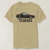 1986黒 Tシャツ (デザイン正面)