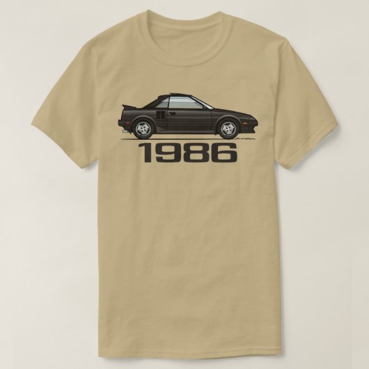 1986黒 Tシャツ (デザイン正面)