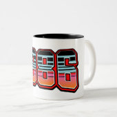 1986 ジャイアント コーヒーマグ ツートーンマグカップ (正面右)