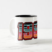 1986 ジャイアント コーヒーマグ ツートーンマグカップ (正面左)