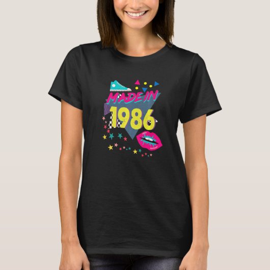 1986 36誕生日80s 90s 1990s 1980s Nos Tシャツ (正面)