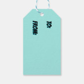 1986 40歳誕生日レトロヴィンテージ パーティー装飾 ギフトタグ (裏面)