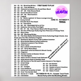 1986 PART 1 – ロックアンドロール天国 ポスター