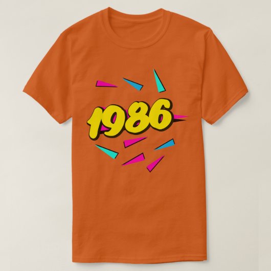 1986 Tシャツ (デザイン正面)