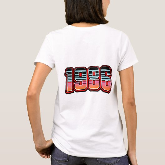 1986 Tシャツ (裏面)