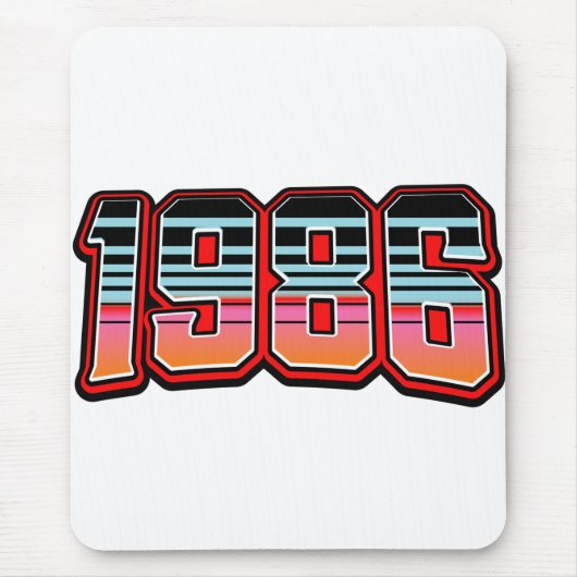 1986 Tシャツ マウスパッド (正面)