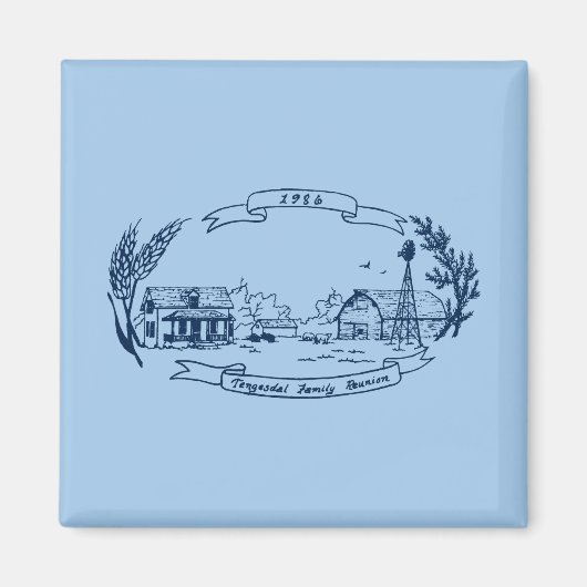 1986 Tengesdal Reunion マグネット (正面)