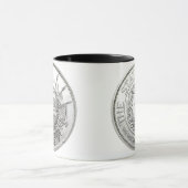 1986 The State of Texas Silver Round  マグカップ (中央)