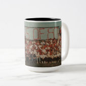 1987のクラスの写真のマグのLakevilleのクラス ツートーンマグカップ (正面右)