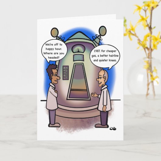 1987年に戻る カード (黄色い花)