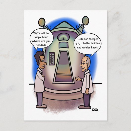 1987年に戻る ポストカード (正面)