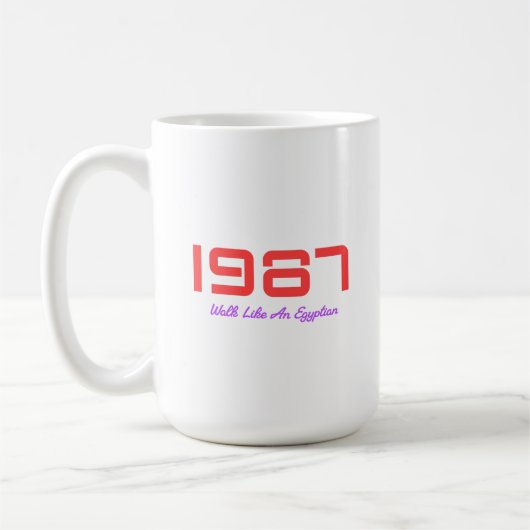 1987年のトップソング コーヒーマグカップ (左)