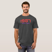 1987年のヒットソングTシャツ Tシャツ (正面フル)