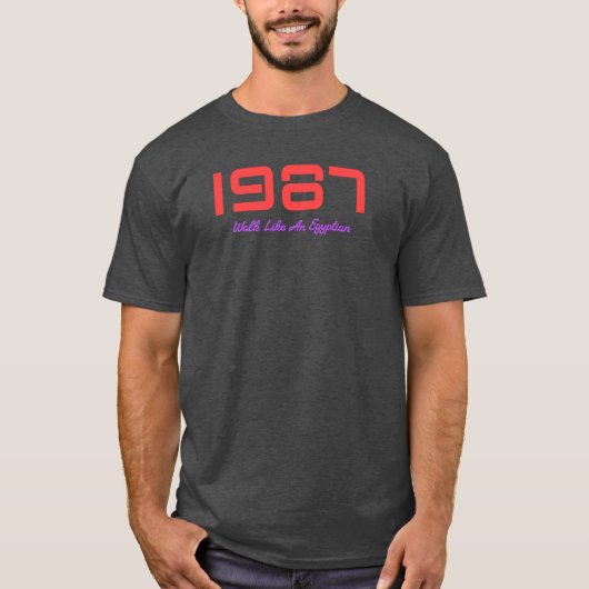 1987年のヒットソングTシャツ Tシャツ (正面)