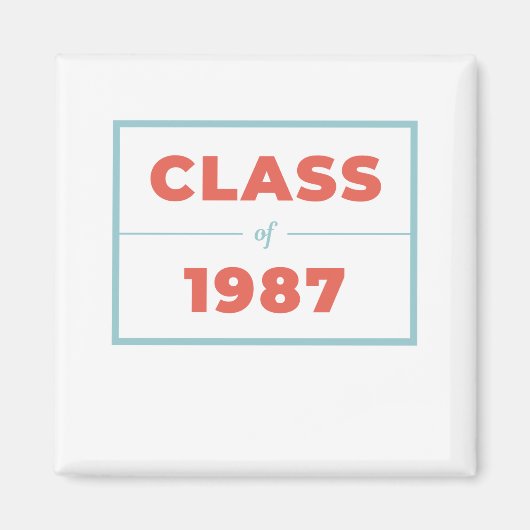 1987年クラス マグネット (正面)