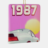 1987年スポーツカーポスター セラミックオーナメント (右)