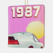 1987年スポーツカーポスター セラミックオーナメント (左)