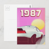 1987年スポーツスカラのポスター ポストカード (正面/裏面)