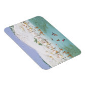 1987年凍ってい湖 マグネット (右側)