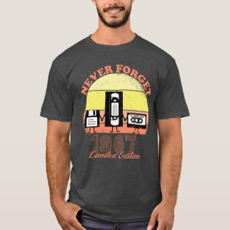 1987年生まれのあなたへ、決して忘れないで。限定版ヴィンテージ Tシャツ