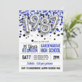 1987年高等学校大学懇親会招待状 招待状 (スタンド正面)