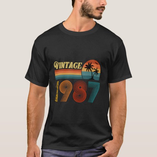 1987年36年のヤシ Tシャツ (正面)