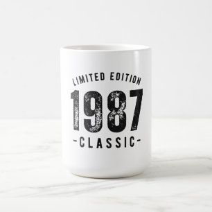 1987年 クラシックな誕生年 コーヒーマグカップ
