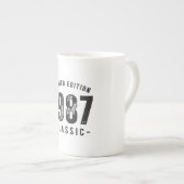 1987年 クラシック 誕生年 ボーンチャイナマグカップ (正面右)