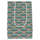 1987生まれ年にクリスチャンの名前で ミディアムペーパーバッグ (裏面)