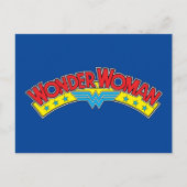 1987疑問に思年の女性の漫画ブックロゴ ポストカード (正面)