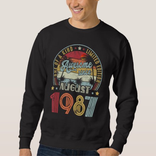 1987素晴らし年から威厳があるある種の スウェットシャツ (正面)