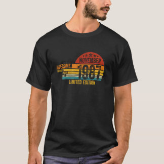 1987素晴らし年11月以来の伝説 Tシャツ
