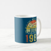 1987素晴らし年7月以来ヴィンテージ35誕生日 コーヒーマグカップ (正面右)