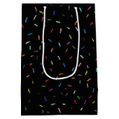 1987誕生日トリビアおもしろいファクト中抱き枕 ミディアムペーパーバッグ (裏面)