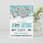 1987高等学校大学懇親会招待状 招待状 (スタンド正面)