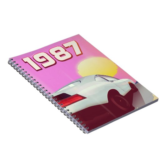 1987 スポーツカーポスター ノートブック (右側)